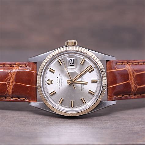 leather strap for rolex date just 1600|rolex datejust 36 strap size.